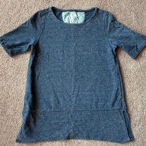 Duluth Trading Co Heathered Blue Tee